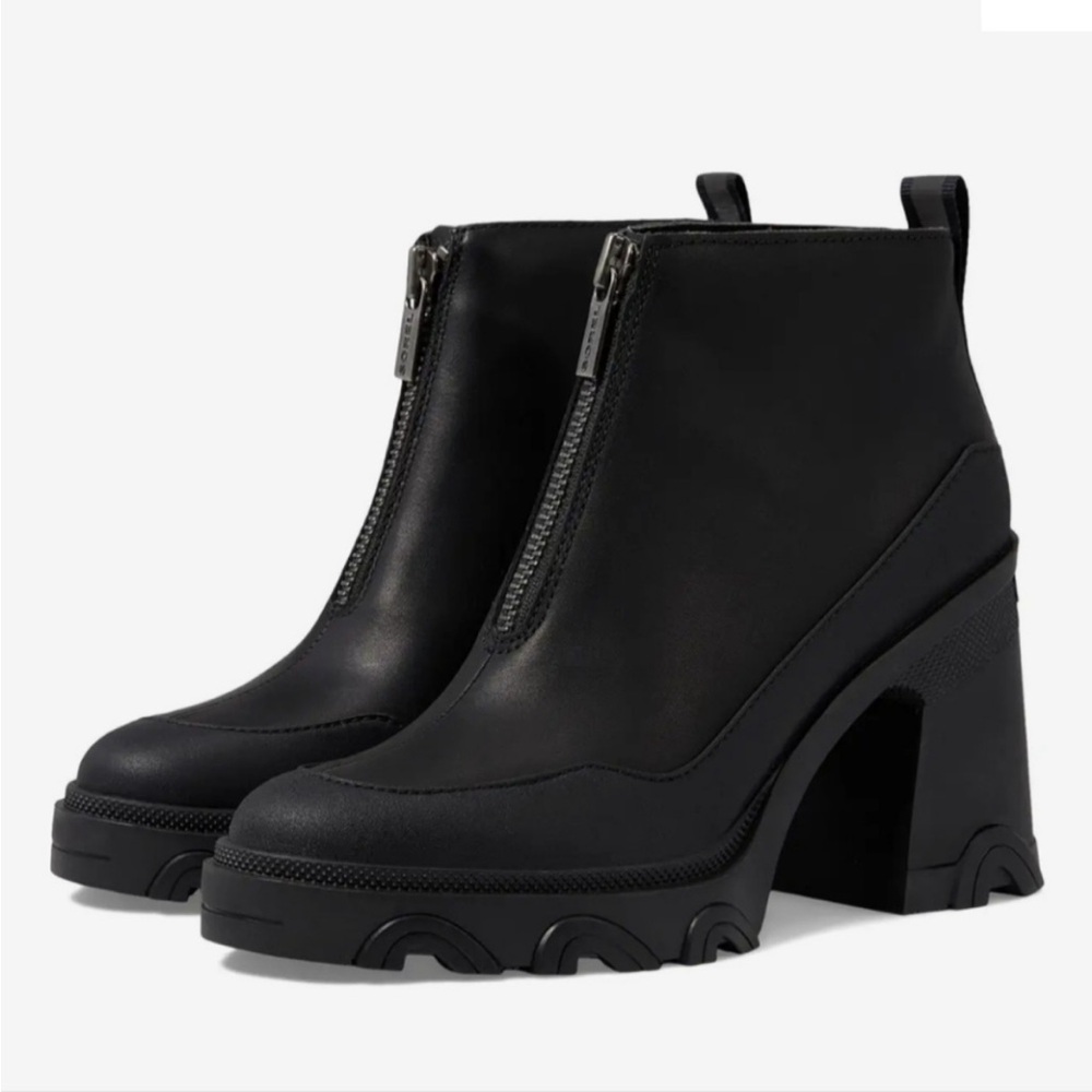 Sorel Brex Heel Zip Boots in Black (Size:7)